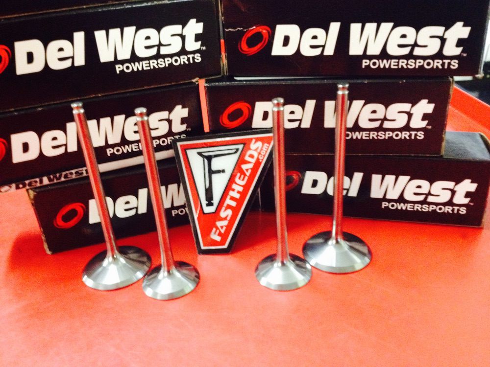 Del West Titanium Valves for YZ250F 2019-2025